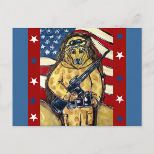 Carte Postale Soldat berger allemand