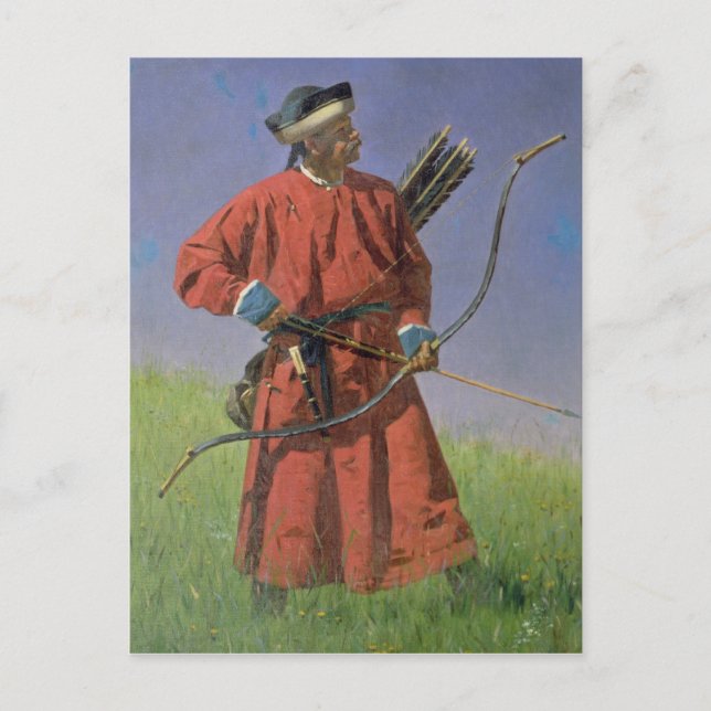 Carte Postale Soldat Bokharan, 1873 (Devant)