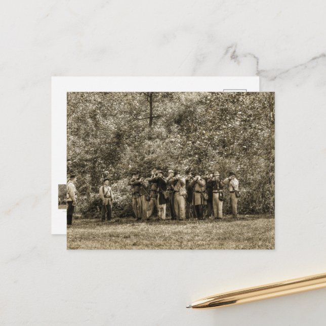 Carte Postale Soldat civil (Devant/Arrière en situation)