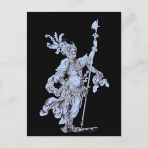Carte Postale soldat du XVIIe siècle