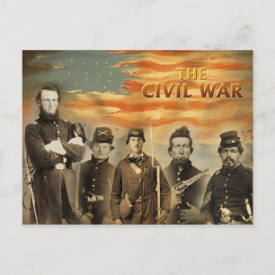 Carte Postale Soldats de la guerre civile américaine