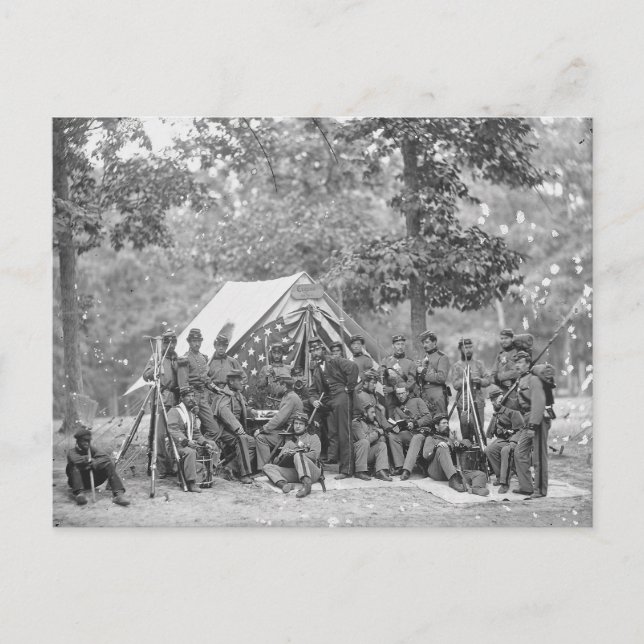 Carte postale Soldats vintages (Devant)