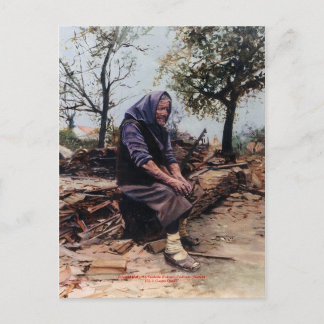 Carte Postale Soledad (Apunte)/Solitude (Esquisse) (Devant)