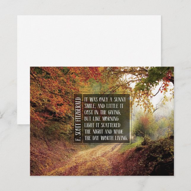 Carte Postale Soleil (Devant / Derrière)