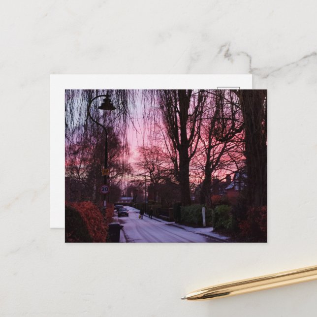 Carte Postale Soleil (Devant/Arrière en situation)