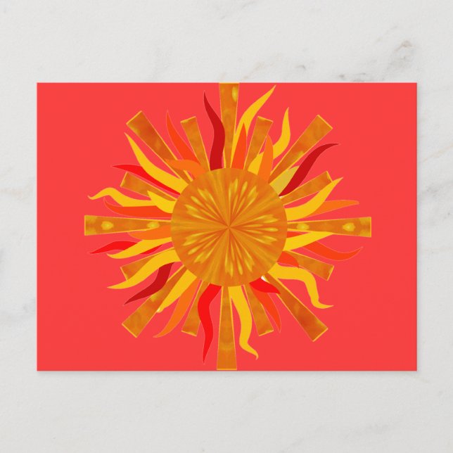 Carte Postale Soleil (Devant)