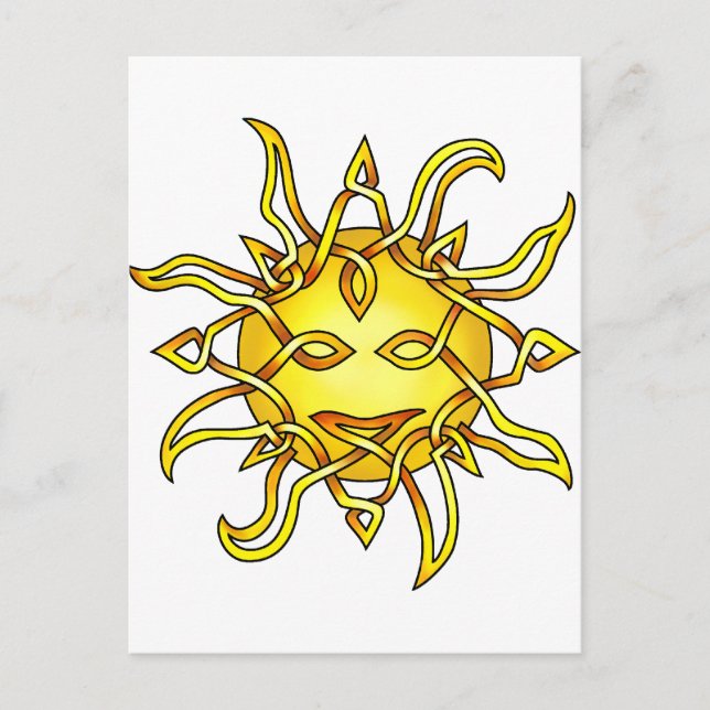 Carte Postale Soleil (Devant)