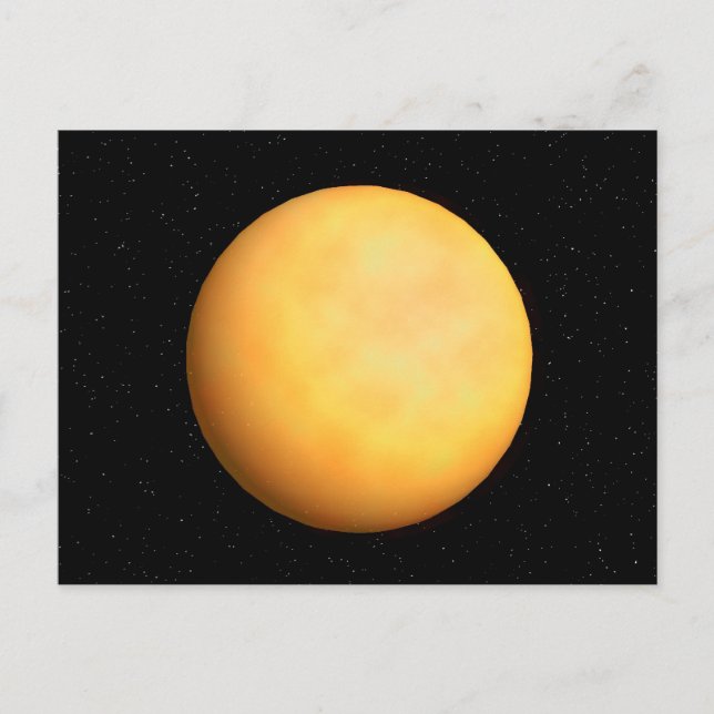 Carte Postale Soleil de l'espace (Devant)