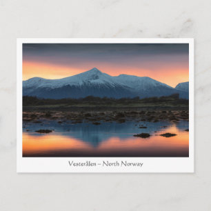 Carte Postale Soleil de Vesteralen Norvège