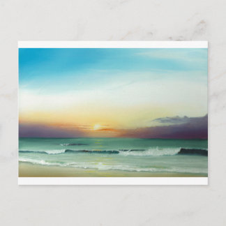 Carte Postale Soleil des banques extérieures