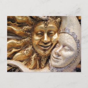 carte postale soleil et lune