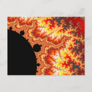 Carte Postale Soleil flamboyant - Fractal