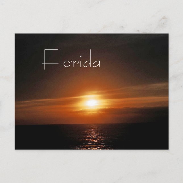 Carte Postale Soleil levant — Floride (Devant)