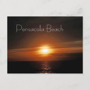 Carte Postale Soleil levant — Plage de Pensacola