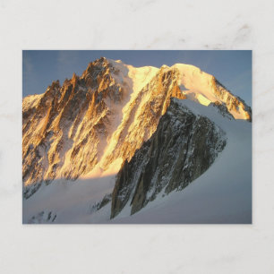 Carte Postale Soleil sur le Mont Blanc