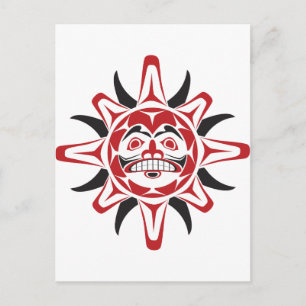 Carte Postale Soleil Tlingit
