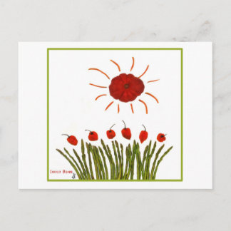 Carte Postale Soleil tomate