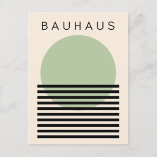 Carte Postale Soleil vert du Bauhaus