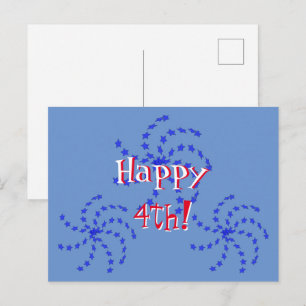 Carte postale - Soleils de feu d'artifice