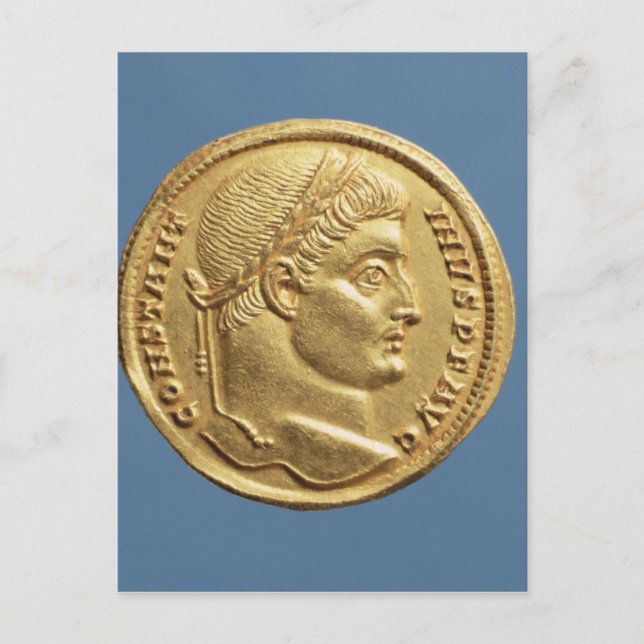 Carte Postale Solidus de Constantine I (Devant)