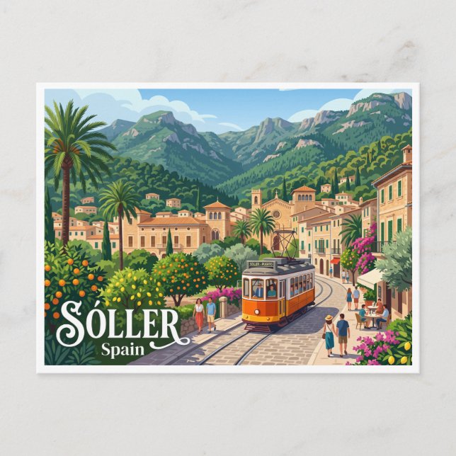 Carte Postale Sóller Espagne (Devant)