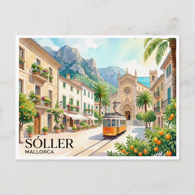 Carte Postale Sóller Espagne (Devant)