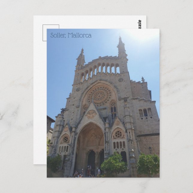 Carte Postale Soller, Majorque (Devant / Derrière)