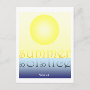 Carte Postale Solstice d'été