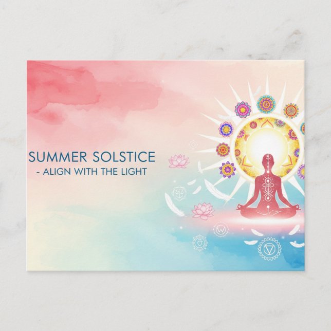 Carte Postale Solstice d'été (Devant)