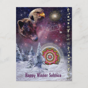 Carte Postale Solstice d'hiver de Chumash