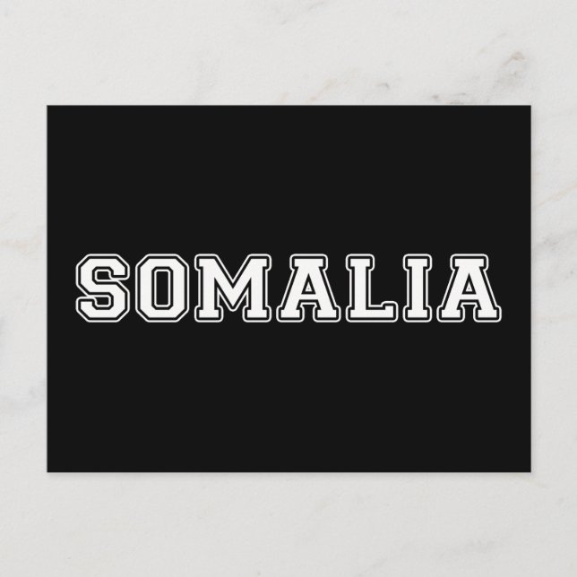 Carte Postale Somalie (Devant)