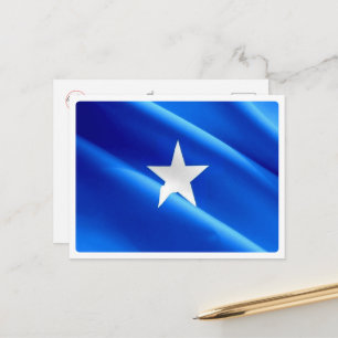Carte Postale Somalie - Drapeau qui flotte -