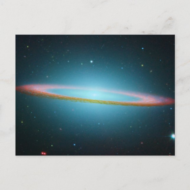 Carte Postale Sombrero Galaxy Photographie spatiale (Devant)
