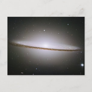 Carte Postale Sombrero Galaxy (télescope Hubble)