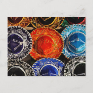 Carte postale Sombreros mexicain