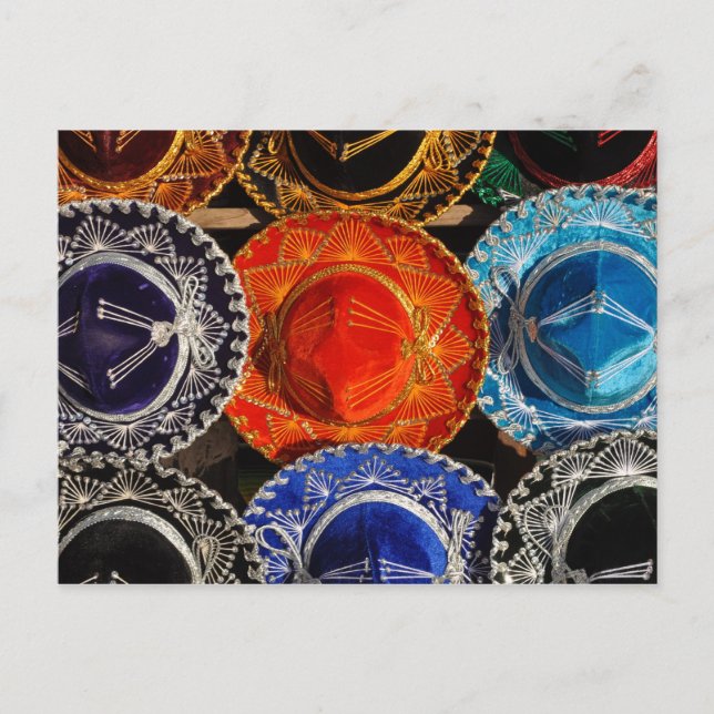 Carte postale Sombreros mexicain (Devant)