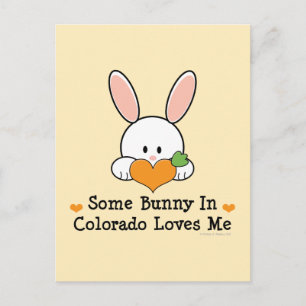 Carte postale Some Bunny In Colorado Loves Me
