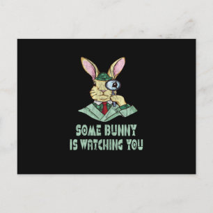 Carte Postale Some Bunny vous regarde Pâques lapin