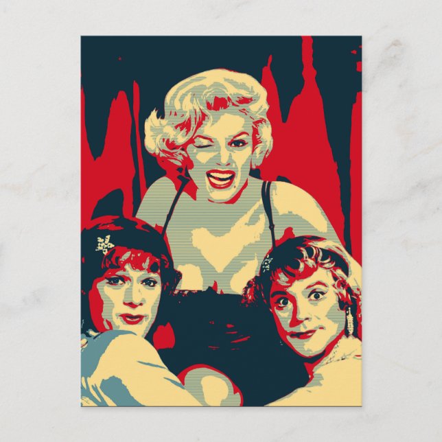 Carte Postale Some like it hot Pop Art (Devant)