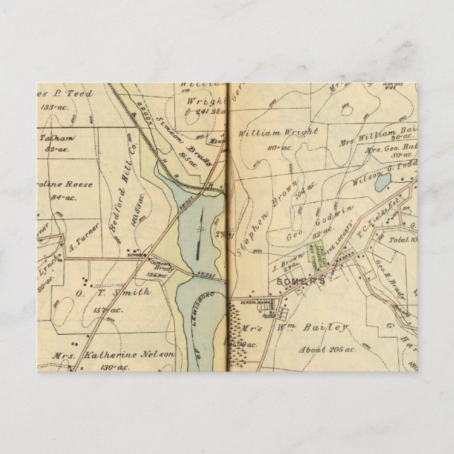 Carte Postale Somers, New York (Devant)