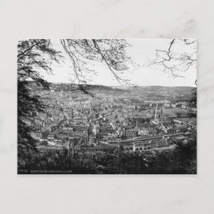 Carte Postale Somerset, Royaume-Uni, Bath City panorama c1895