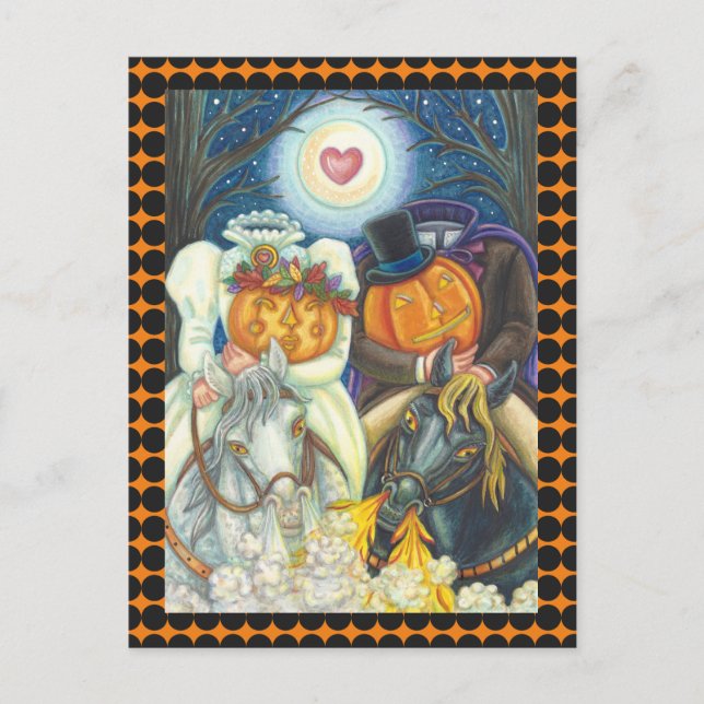 CARTE POSTALE SOMMEIL MARIAGE, HORSEMAN HALLOWEEN SANS TÊTE (Devant)