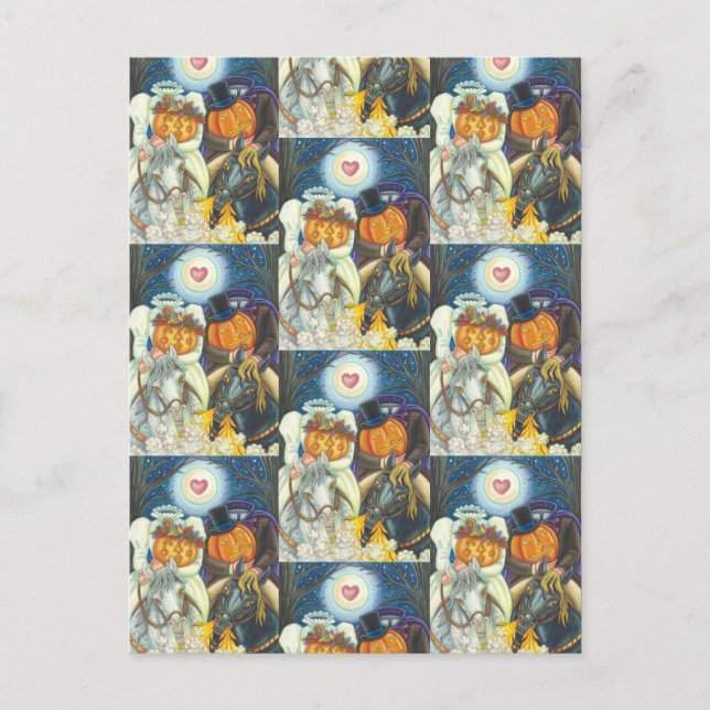 CARTE POSTALE SOMMEIL MARIAGE, HORSEMAN HALLOWEEN SANS TÊTE (Devant)