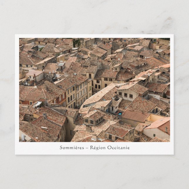 Carte Postale Sommieres France (Devant)