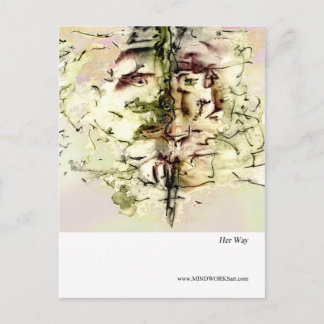 Carte Postale Son chemin
