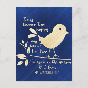 Carte Postale Son oeil est sur le Bruant