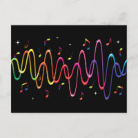 Sondes sonores colorées musique notes musicales ca