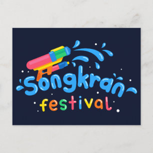 Carte Postale Songkran Watergun