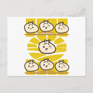 Carte Postale sonnige dim sum knödel 