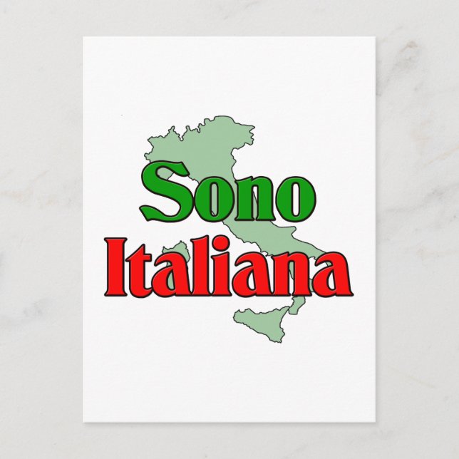 Carte Postale Sono Italie (Devant)